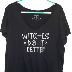 Black witches do it better. Torrid size 4 tshirt